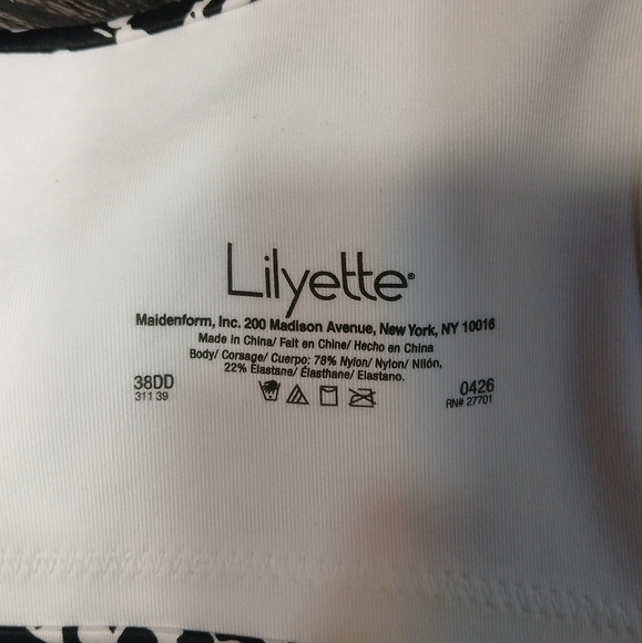 Lilyette Floral Molded Cup T-Shirt Bra 38DD - Picture 12 of 12